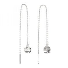 BG zlaté náušnice 771 Bílé zlato - 585 Diamant