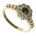 BG prsten 453-Z kulatého tvaru - Kov: Stříbro 925 - rhodium, Kámen: Granát