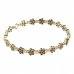 BG bracelet 520 - Metal: Yellow gold 585, Stone: Garnet