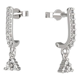 BeKid dětské náušnice 773 Bílé zlato - 585 Diamant