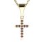 BG zlatý přívěšek křížek 1106 Žluté zlato - 585 Diamant