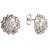 BG zlaté náušnice s diamanty 992 Růžové zlato 585 (30-90dní) Diamant lab-grown