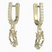 BeKid, Gold kids earrings -1185 - Switching on: Brizura 0-3 roky, Metal: Yellow gold 585, Stone: White cubic zircon