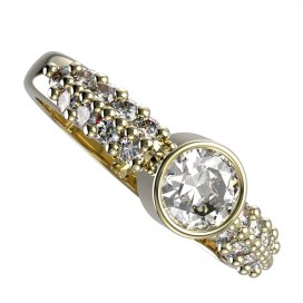 BG zlatý diamantový prstýnek 720 Růžové zlato 585 (30-90dní) Diamant lab-grown