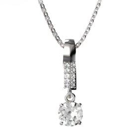 BG zlatý přívěšek  727 Bílé zlato - 585 Diamant