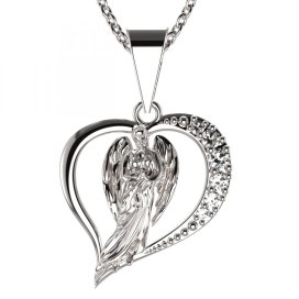 BeKid dětský přívěšek anděl 1179 Bílé zlato - 585 Diamant