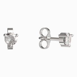 BeKid dětské náušnice 781 Bílé zlato - 585 Diamant