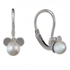 BeKid children's earrings Mickey with pearl 1398