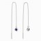 BeKid, Gold kids earrings -101 - Switching on: Screw, Metal: White gold 585, Stone: White cubic zircon