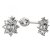 BG zlaté náušnice 627 Bílé zlato - 585 Diamant