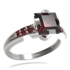 BG ring square stone 496-J
