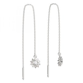BeKid dětské náušnice 987 Bílé zlato - 585 Diamant