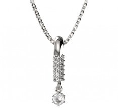 BG zlatý přívěšek 1292 Bílé zlato - 585 Diamant