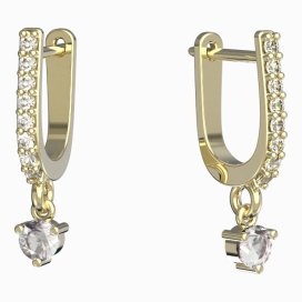 BG zlaté náušnice 780 Žluté zlato - 585 Diamant