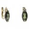 BG earring oval 481-87 - Metal: Silver 925 - rhodium, Stone: Garnet