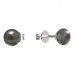 BeKid dětské náušnice 1291 s perlou - Zapínání: Anglické 91, Kov: Bílé zlato 585, Perla: Černá