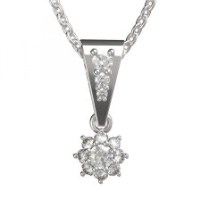 BG zlatý přívěšek 886 Bílé zlato - 585 Diamant