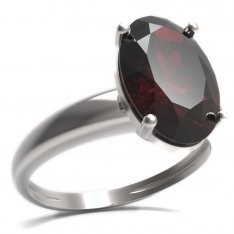 BG кольцо с овальным каменем 480-I