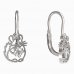 BeKid, Gold kids earrings -1192 - Switching on: Brizura 0-3 roky, Metal: White gold 585, Stone: Diamond