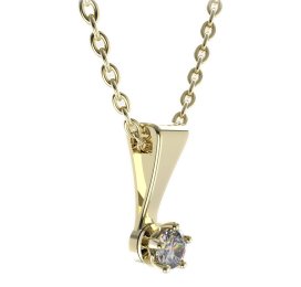 BG zlatý přívěšek 873 Žluté zlato - 585 Diamant