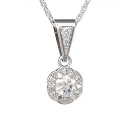 BG zlatý přívěšek 994 Bílé zlato - 585 Diamant