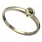 BG vltavínový prsten 550C - Kov: Žluté zlato 585, Kámen: Vltavín