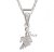 BG zlatý přívěšek Panna 040 Bílé zlato - 585 Diamant