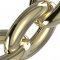 Anker chain 48 cm - Metal: Silver - gold plated 925