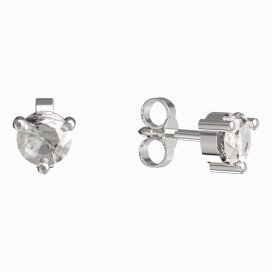 BG zlaté náušnice 783 Bílé zlato - 585 Diamant