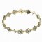 BG bracelet 157 - Metal: Silver - gold plated 925, Stone: Garnet