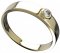 BG zlatý snubní prsten F/550m - Kov: Žluté zlato 585, Kámen: Bílý kubický zirkon