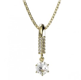 BG zlatý přívěšek 1294 Žluté zlato - 585 Diamant