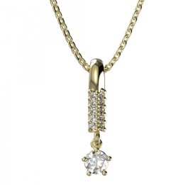 BG zlatý přívěšek 874 Žluté zlato - 585 Diamant