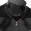 BG zlatý přívěšek křížek 1106 Žluté zlato - 585 Diamant