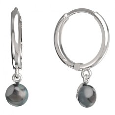 BeKid dětské náušnice 1291 s perlou Bílé zlato - 585