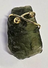 BG přívěs přírodní kámen-Vltavín 086