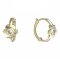 BeKid, Gold kids earrings -1342 - Metal: Yellow gold 585, Stone: White cubic zircon