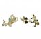 BeKid, Gold kids earrings -1159 - Switching on: Brizura 0-3 roky, Metal: Yellow gold 585, Stone: Diamond