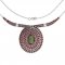 BG náhrdelník 360 - Kov: Stříbro 925 - rhodium, Kámen: Granát