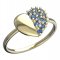 BeKid dětský prsten srdíčko 865 - Kov: Žluté zlato 585, Kámen: Bílý kubický zirkon