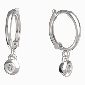 BeKid dětské náušnice 732 Bílé zlato - 585 Diamant
