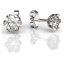 BG zlaté náušnice 870 Bílé zlato - 585 Diamant