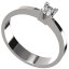 BG zlatý diamantový prstýnek 779 Růžové zlato 585 (30-90dní) Diamant lab-grown
