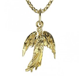 BeKid dětský přívěšek anděl 1175 Žluté zlato - 585