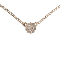 BG náhrdelník s lab.grown diamantem 990 Růžové zlato 585 (30-90dní) Diamant lab-grown