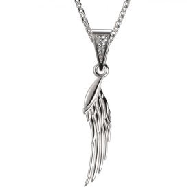 BG zlatý přívěs Křídlo 1357 Bílé zlato - 585