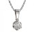 Zlatý přívěsek s diamantem, bílé zlato 585 – 872 (ZD448720)