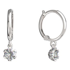 BeKid dětské náušnice 870 Bílé zlato - 585 Diamant