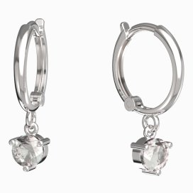 BeKid dětské náušnice 782 Bílé zlato - 585 Diamant