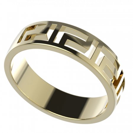 BG zlatý snubní prsten SN19 - Kov: Žluté zlato 585